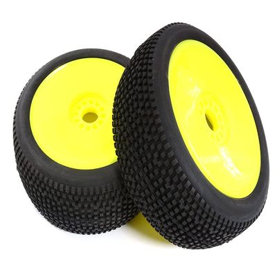 Integy 1/8 Buggy Wheel+Tire (2) Set 17mm Hex (O.D.=113mm)