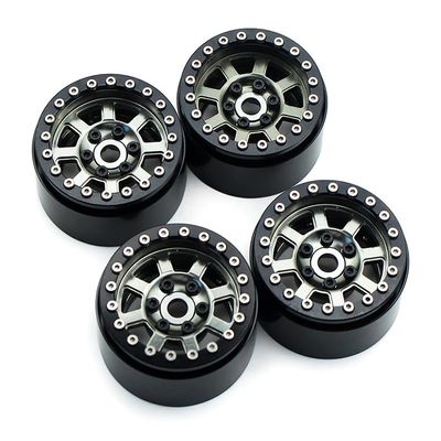 Integy 1.9 Size Billet Machined Alloy Wheel (4) for 1/10 Scale Off-Road Crawler