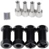 Integy 12mm Hex Wheel (4) Hub 25mm Thick for 1/10 Scale Truck & Buggy view 1