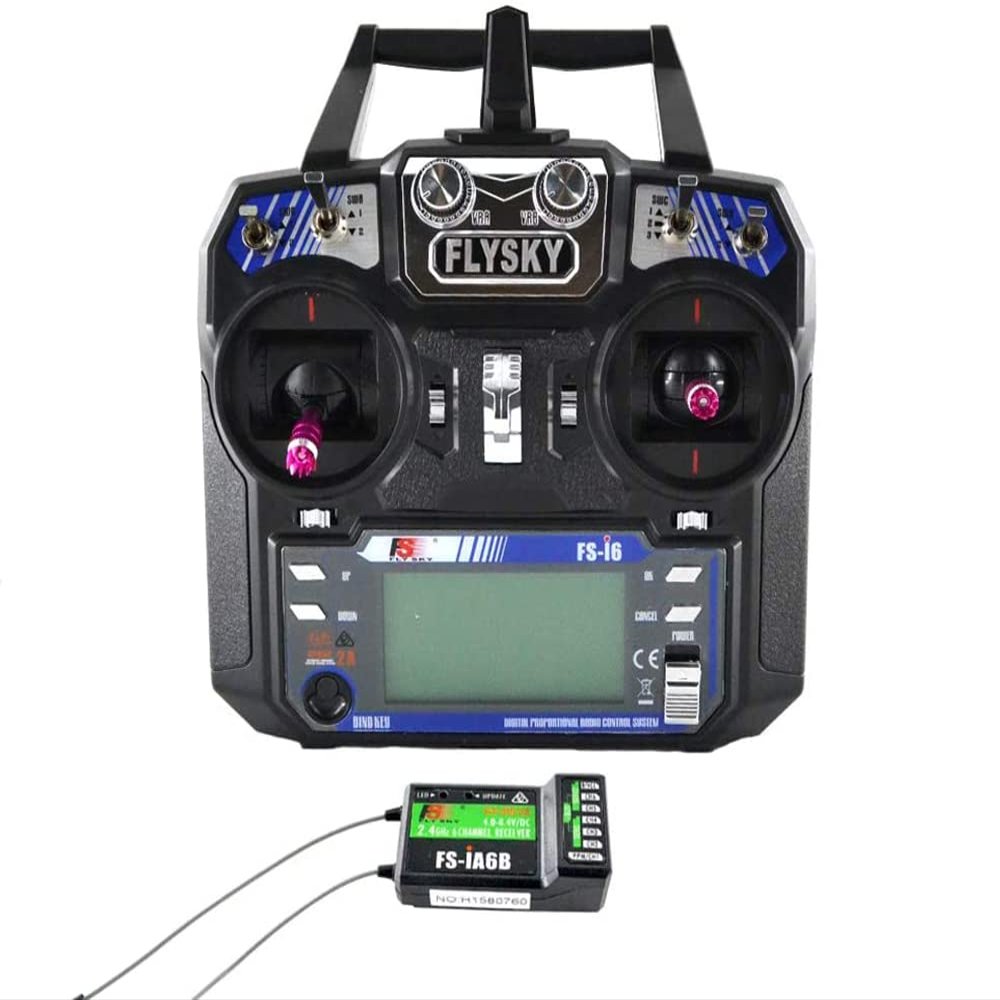 RC Model FS-i6 2.4GHz 6CH Radio Set, TX w/FS-iA6B Designed for Aircraft & RTR Upgrade