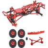 Complete Alloy Conversion Kit w/ 133 Wheelbase for Axial 1/24 SCX24 C10 Crawler view 1