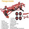 Complete Alloy Conversion Kit w/ 133 Wheelbase for Axial 1/24 SCX24 C10 Crawler view 2