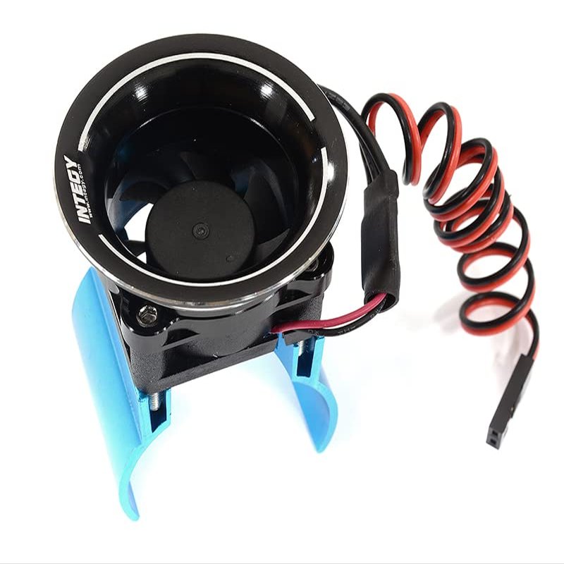 Thermo Controlled 30x30mm Fan w/Intake Ram Funnel for 36mm Motor, 1/10 RC