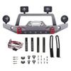 RC Model Realistic Front Alloy Bumper w/LED Designed for Traxxas TRX-4 w/ 43mm Mount view 1