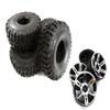 Integy Billet Alloy 6 Spoke 1.9 Wheel & Tire (4) for Scale Crawler (O.D.=122mm) view 1