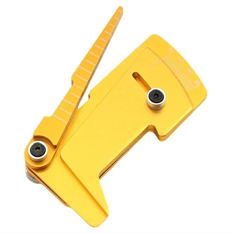 Integy Aluminum Alloy Ride Height 3-to-10mm & Camber Gauge for 1/10 Drift & TC