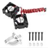 Integy Motor Clamp Mount + Twin Cooling Fan for TRX-4 & SCX10 (Motor: 36mm O.D.) view 1