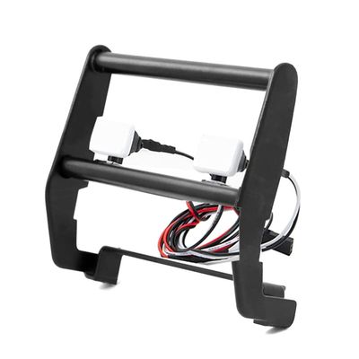 RC Model Realistic Front Alloy Bumper w/LED Designed for Traxxas-4 Ford Bronco Style Body