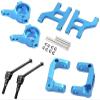 Alloy Steering & Castor Blocks, Arms & Drive Shafts for Tamiya Off-Road CC01 view 1