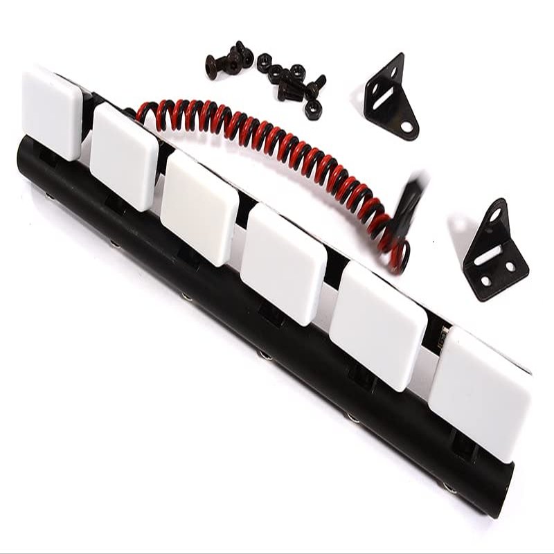 Integy Realistic Roof Top Spot LED (6) Light Set 151mm Width for 1/10 Scale RC