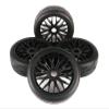 Rubber Tires, Wheels & Inserts TK11 Style w/ 17mm Hex for 1/8 Buggy Size 4pcs. view 1