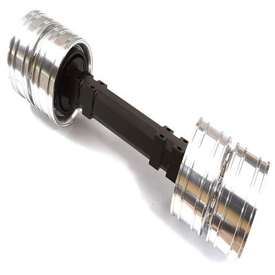 Integy Billet Machined Straight Axle w/Dually Wheels for 1/14 Semi-Tractor (W=182mm)