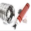 Integy Billet Machined Straight Axle w/Dually Wheels for 1/14 Semi-Tractor (W=182mm) view 2