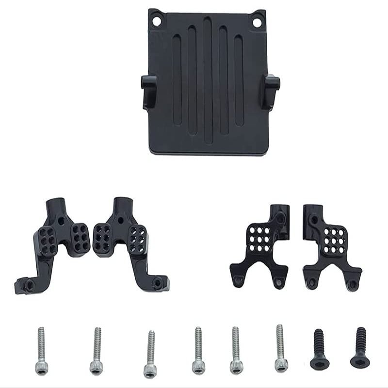 Billet Machined ESC Plate w/Shock Towers for Axial 1/24 SCX24 Rock Crawler