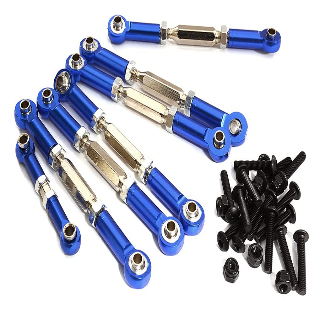 Turnbuckle Set (7) 73mm, 38mm for 1/10 Traxxas Slash 2WD 2742 3644 3745