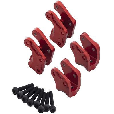 Red Alloy Front & Rear Linkage Mounts for Axial 1/10 RBX10 Ryft 4WD Rock Bouncer
