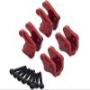 Red Alloy Front & Rear Linkage Mounts for Axial 1/10 RBX10 Ryft 4WD Rock Bouncer view 1