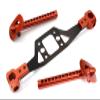 Integy Machined Alloy Rear Body Posts w/Mounts for Associated DR10 Drag Race Car RTR view 1