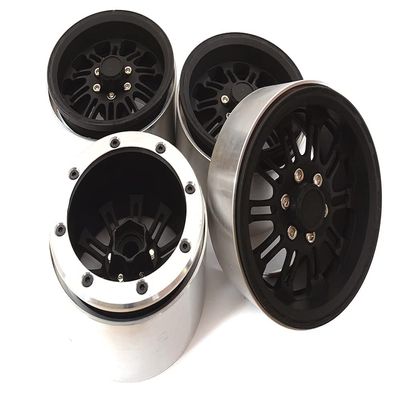 Integy 2.2 Size Machined Alloy Dual 10 Spoke Wheels (4) for 1/10 Scale Crawler