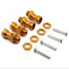 Integy 12-to-17mm Conversion Alloy Hex Wheel (4) Hub +25mm Offset for 1/10 Scale RC view 1
