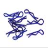 Integy Color Bent-Up Body Clips (10) for 1/10 RC Cars & Trucks (LxW=25x7mm) view 1