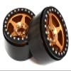 Integy 2.2 Size Billet Machined Alloy 5 Spoke Wheel(2) 115g Each for 1/10 Scale Crawler view 1