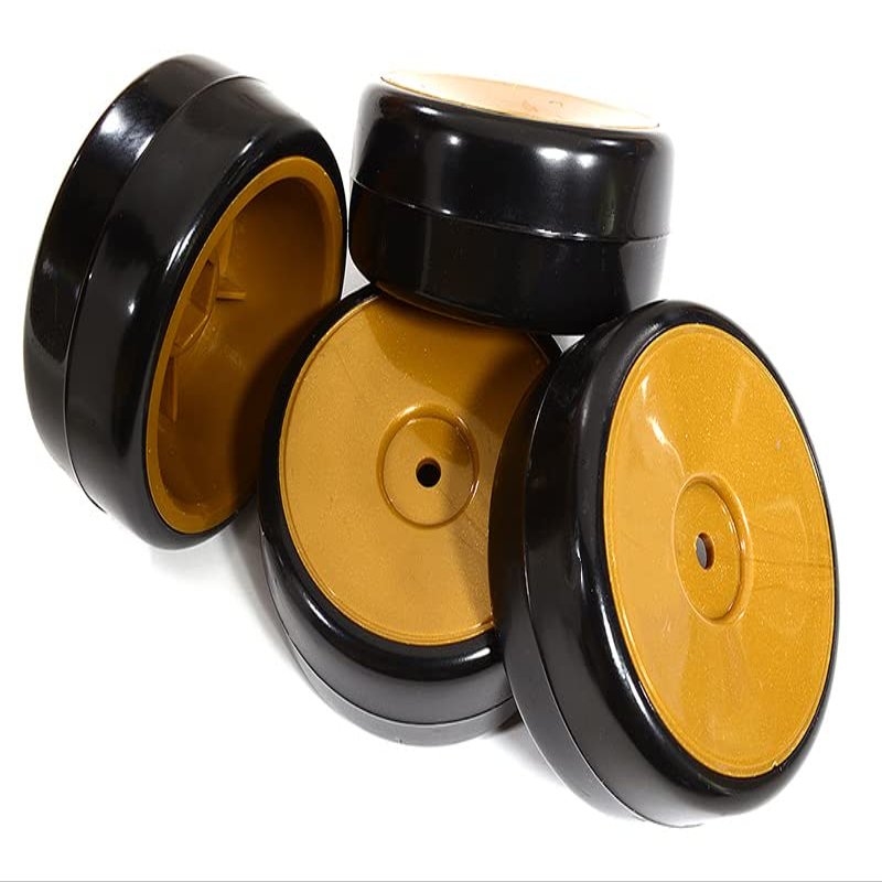 Integy Dish Complete Wheel & Tire Set (4) for Drift Racing (O.D.=62mm)