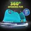Flybar FunPark 6V Bumper Car  360 Electric Ride-On Toy with LED Lights, Safety Seat Belt, Soft Bumpers  Indoor & Outdoor Bumper Car for Kids Ages 1.5-4 Years, Supports Up to 66 lbs (No Remote) view 3