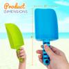 4E's Novelty 4 Pack Beach Shovels 8 Inch, Heavy Duty Plastic Sand Shovel for Kids, - Great for Planting Gardening Shovels for Toddlers, Outdoor Digging Sandbox Toys, Easter Basket Stuffers view 3