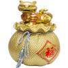 Piggy Bank Piggy Bank Girls Large Zodiac Tiger Money Bank, Large Capacity Coin Bank, Auspicious Ornament, Lucky Bag and Animal Combination, Chinese New Year Gift (Color : Gold, Size : 28 * 28 * 32cm) view 1