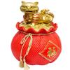 Piggy Bank Piggy Bank Girls Large Zodiac Tiger Money Bank, Large Capacity Coin Bank, Auspicious Ornament, Lucky Bag and Animal Combination, Chinese New Year Gift (Color : Red, Size : 28 * 28 * 32cm) view 1