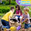 Dilabnba 16Inch Kids Beach Spades Sand Shovels, Jumbo Sturdy Wood Handle ABS Plastic Shovels Scoops Tools for Digging Beach Sandbox Snow, Sandbox Garden Toys Set for Toddlers Kids 3-10(2PCS) view 3
