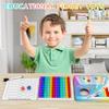 COOVA Multiplication Chart Pop It - Multiplication Game Board, 12x12 Times Table Math Game Board for Kids Learning, Educational Multiplication Machine Toy view 3