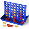 Pup Go Medium Size 4 in a Row Game for Kids Ages 3+, Classic Family Board Game for Kids & Adults, Perfect Educational Toy for Boys Girls, Portable 2-Player Strategy Games Foldable with 6 Spare Discs view 1
