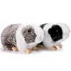 Aoriher 2 Pcs Cute Guinea Pig Stuffed Animal 8 Inch Soft Guinea Pig Plush Toys Nice Gift for Boys Girls Christmas Birthday Themed Party Supplies(Black, Gray) view 1