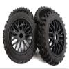 Rubber Tires, Wheels & Inserts TK06 Style w/ 17mm Hex for 1/8 Buggy Size 4pcs. view 1