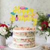 Girls Slumber Happy Birthday Cake Topper, Girls Sleepover Birthday Party Cake Dcor, Girls Pamper Party Supplies, Girl Night Out Dcor view 3