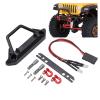 01 02 015 RC Protector, Flat Prevent Damage Perfectly Fit Effective RC Car Front Bumper Speically Designed High Hardness for Axial SCX24 1/24 RC Car Crawler view 3