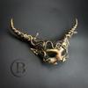 Medusa Fairy Ram Horns Masquerade Mask Snake Costume Devil Evil Party Mask Halloween Cosplay Goblin Voodoo view 3