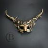 Medusa Fairy Ram Horns Masquerade Mask Snake Costume Devil Evil Party Mask Halloween Cosplay Goblin Voodoo view 4