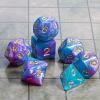 CiaraQ DND Polyhedral Dice Set with a Black Dice Bag for D&D RPG MTG Role Playing Table Games view 2