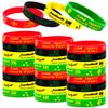 24 Packs Juneteenth Rubber Bracelets,Happy Juneteenth Party Supplies, Holiday Party Supplies Party Gifts,Juneteenth Party Favors Party Goodie Bag Fillers Stuffers view 1