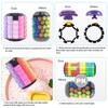 3D Puzzle Rainbow Magic Cube Fidget Toys Cylinder Rotate Slide 3 / 5 / 7 Layers Educational Games Easter Gift for Boys Girls Kids Children Adults (Pack of 3 Pieces) view 3