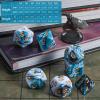 CiaraQ DND Polyhedral Dice Set with a Black Dice Bag for D&D RPG MTG Role Playing Table Games view 3