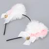 Cat Ears Headwear, Rabbit Ears Headband Comfortable Wear for Girls for Daily Wear for Halloween for Women(white) view 3