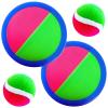 AppleRound Toss and Catch Velcro Ball Set (Hook and Loop), Kids Outdoor Games, Beach Toys, Backyard Sports, Paddle Ball Games (Pack of 2 Paddles and 2 Balls) view 1