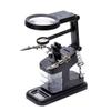 ZTBH Microscope Accessories Kit 3X 25X 4.5X Metal Desktop Table Light Microscope Slides (Color : Black) view 1