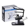 ZTBH Microscope Accessories Kit 3X 25X 4.5X Metal Desktop Table Light Microscope Slides (Color : Black) view 3