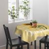 ZOE GARDEN Square Tablecloth Waterproof & Stainproof Tablecloths, Yellow Sunflower and Bee Washable Polyester Table Cloth Wrinkle-Free Fabric Table Cover for Dining/Party/Wedding You are Sunshine view 3