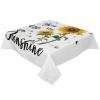 ZOE GARDEN Square Tablecloth Waterproof & Stainproof Tablecloths, Yellow Sunflower Washable Polyester Table Cloth Wrinkle-Free Fabric Table Cover for Dining/Party/Wedding You Bee are My Sunshine view 2